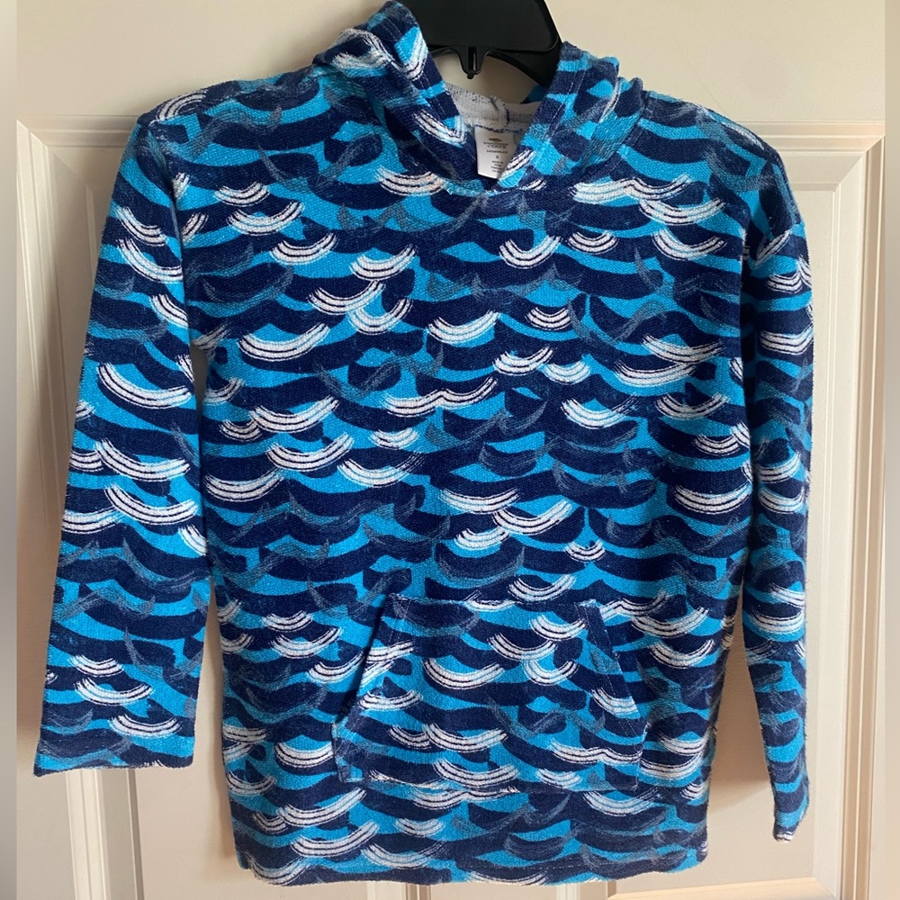 Tucker & Tate boys swim cover up hoodie - Picture 2 of 6